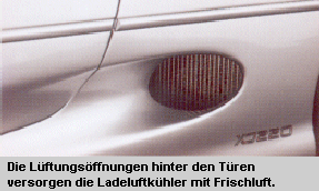 'Heie
                          Luftzufuhr fr die Khler